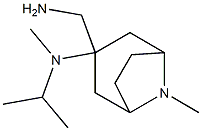 3-(aminomethyl)-N,8-dimethyl-N-(propan-2-yl)-8-azabicyclo[3.2.1]octan-3-amine,,结构式