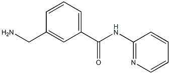 3-(aminomethyl)-N-pyridin-2-ylbenzamide 化学構造式