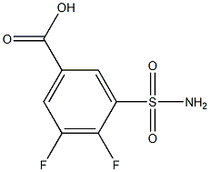 3-(aminosulfonyl)-4,5-difluorobenzoic acid|