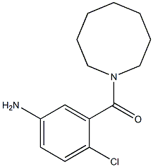 3-(azocan-1-ylcarbonyl)-4-chloroaniline 结构式