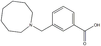 3-(azocan-1-ylmethyl)benzoic acid,,结构式