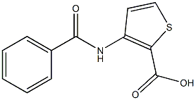 3-(benzoylamino)thiophene-2-carboxylic acid Structure