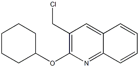 3-(chloromethyl)-2-(cyclohexyloxy)quinoline|