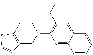 3-(chloromethyl)-2-{4H,5H,6H,7H-thieno[3,2-c]pyridin-5-yl}quinoline|