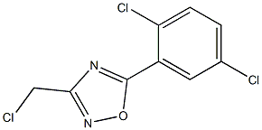 3-(chloromethyl)-5-(2,5-dichlorophenyl)-1,2,4-oxadiazole Structure