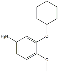 3-(cyclohexyloxy)-4-methoxyaniline Structure