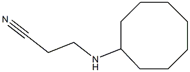 3-(cyclooctylamino)propanenitrile,,结构式