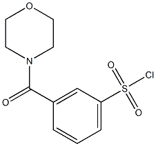  3-(morpholin-4-ylcarbonyl)benzene-1-sulfonyl chloride