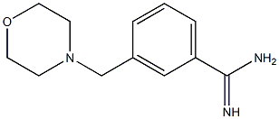  3-(morpholin-4-ylmethyl)benzenecarboximidamide