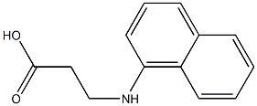 3-(naphthalen-1-ylamino)propanoic acid Structure