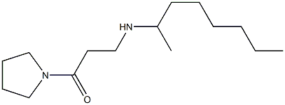 3-(octan-2-ylamino)-1-(pyrrolidin-1-yl)propan-1-one
