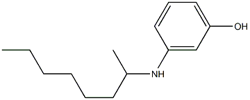3-(octan-2-ylamino)phenol Structure