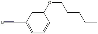 3-(pentyloxy)benzonitrile 化学構造式