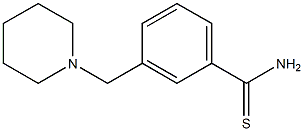 3-(piperidin-1-ylmethyl)benzenecarbothioamide