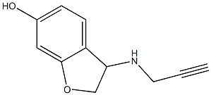 3-(prop-2-yn-1-ylamino)-2,3-dihydro-1-benzofuran-6-ol Structure