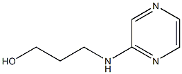 3-(pyrazin-2-ylamino)propan-1-ol Struktur