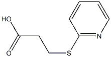 3-(pyridin-2-ylthio)propanoic acid Structure