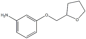 3-(tetrahydrofuran-2-ylmethoxy)aniline 化学構造式
