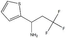 3,3,3-trifluoro-1-(thiophen-2-yl)propan-1-amine Structure