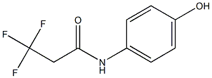 3,3,3-trifluoro-N-(4-hydroxyphenyl)propanamide Structure