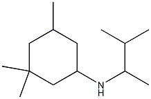 3,3,5-trimethyl-N-(3-methylbutan-2-yl)cyclohexan-1-amine Structure