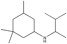 3,3,5-trimethyl-N-(3-methylbutan-2-yl)cyclohexan-1-amine 结构式