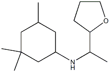 3,3,5-trimethyl-N-[1-(oxolan-2-yl)ethyl]cyclohexan-1-amine 结构式