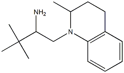 3,3-dimethyl-1-(2-methyl-1,2,3,4-tetrahydroquinolin-1-yl)butan-2-amine 结构式