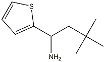 3,3-dimethyl-1-(thiophen-2-yl)butan-1-amine,,结构式