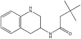 3,3-dimethyl-N-(1,2,3,4-tetrahydroquinolin-3-yl)butanamide|