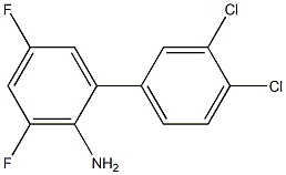 3',4'-dichloro-3,5-difluoro-1,1'-biphenyl-2-amine,,结构式
