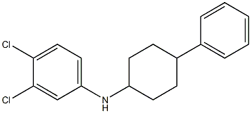 3,4-dichloro-N-(4-phenylcyclohexyl)aniline Struktur