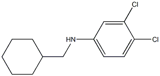 3,4-dichloro-N-(cyclohexylmethyl)aniline Structure