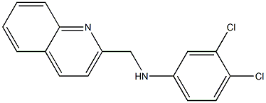 3,4-dichloro-N-(quinolin-2-ylmethyl)aniline