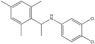 3,4-dichloro-N-[1-(2,4,6-trimethylphenyl)ethyl]aniline Structure