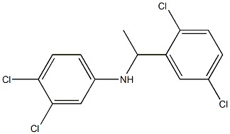  3,4-dichloro-N-[1-(2,5-dichlorophenyl)ethyl]aniline