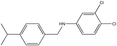 3,4-dichloro-N-{[4-(propan-2-yl)phenyl]methyl}aniline