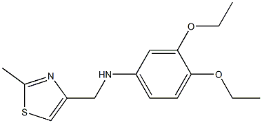 3,4-diethoxy-N-[(2-methyl-1,3-thiazol-4-yl)methyl]aniline