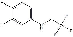 3,4-difluoro-N-(2,2,2-trifluoroethyl)aniline,,结构式