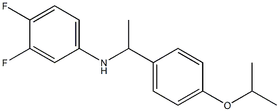 3,4-difluoro-N-{1-[4-(propan-2-yloxy)phenyl]ethyl}aniline|