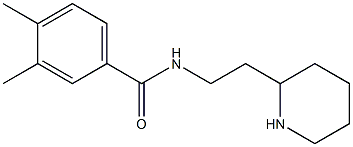 3,4-dimethyl-N-(2-piperidin-2-ylethyl)benzamide