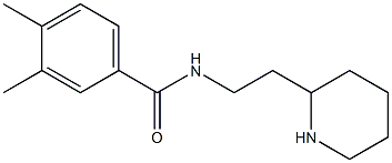  3,4-dimethyl-N-(2-piperidin-2-ylethyl)benzamide