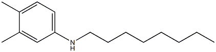 3,4-dimethyl-N-octylaniline Structure