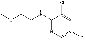 3,5-dichloro-N-(2-methoxyethyl)pyridin-2-amine Structure