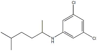  3,5-dichloro-N-(5-methylhexan-2-yl)aniline