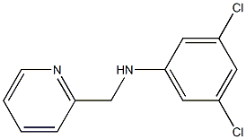 3,5-dichloro-N-(pyridin-2-ylmethyl)aniline Structure