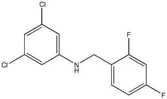 3,5-dichloro-N-[(2,4-difluorophenyl)methyl]aniline Structure