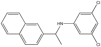 3,5-dichloro-N-[1-(naphthalen-2-yl)ethyl]aniline Structure