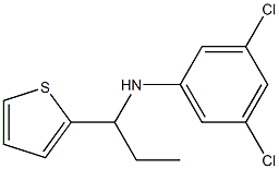 3,5-dichloro-N-[1-(thiophen-2-yl)propyl]aniline Structure
