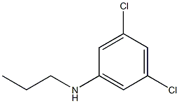 3,5-dichloro-N-propylaniline 化学構造式